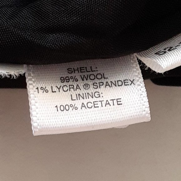 Ann Taylor Wool Skirt Black Size 6 - Picture 10 of 12